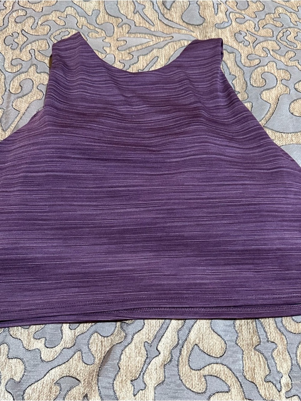 Athleta Conscious Space Dye Crop Sports Bra Tank Size Large - Picture 3 of 6